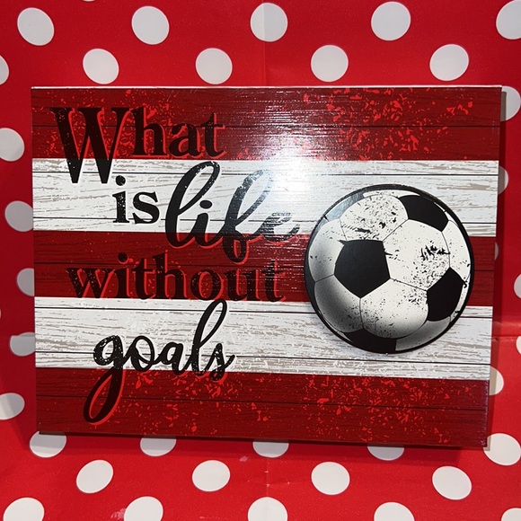 New Set of Four 3D Sports Ball Themed Striped Boxed Shelf Tabletop Decor - Picture 4 of 14